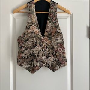 Elegant Floral Women's Vest